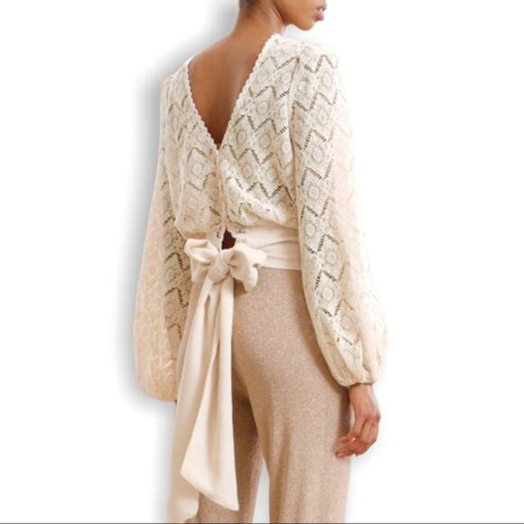 byTiMo The Crochet Top In Vintage Medium NWT - Picture 3 of 11